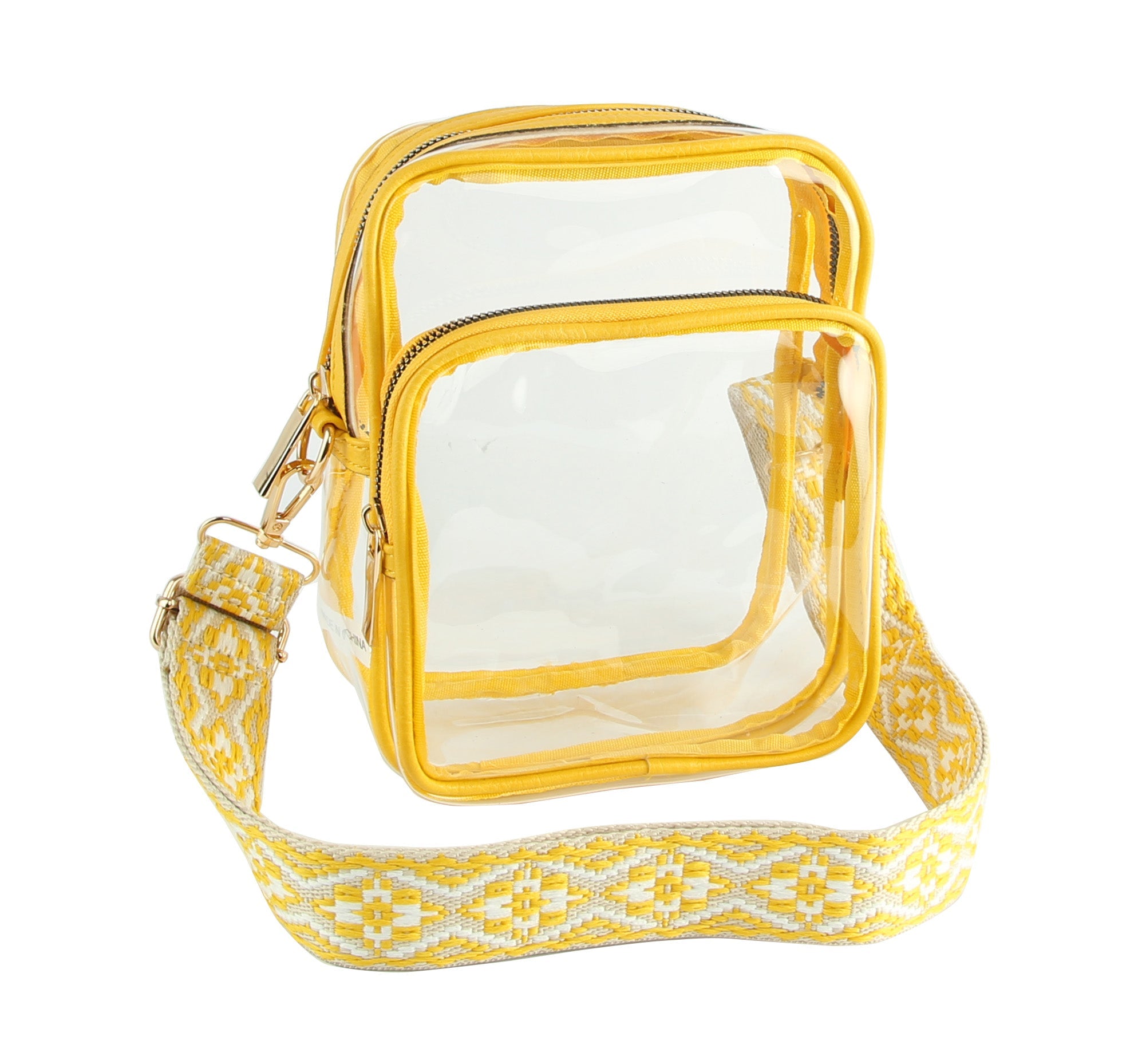 Transparent Crossbody Daypack Clear Book Guitar Strap