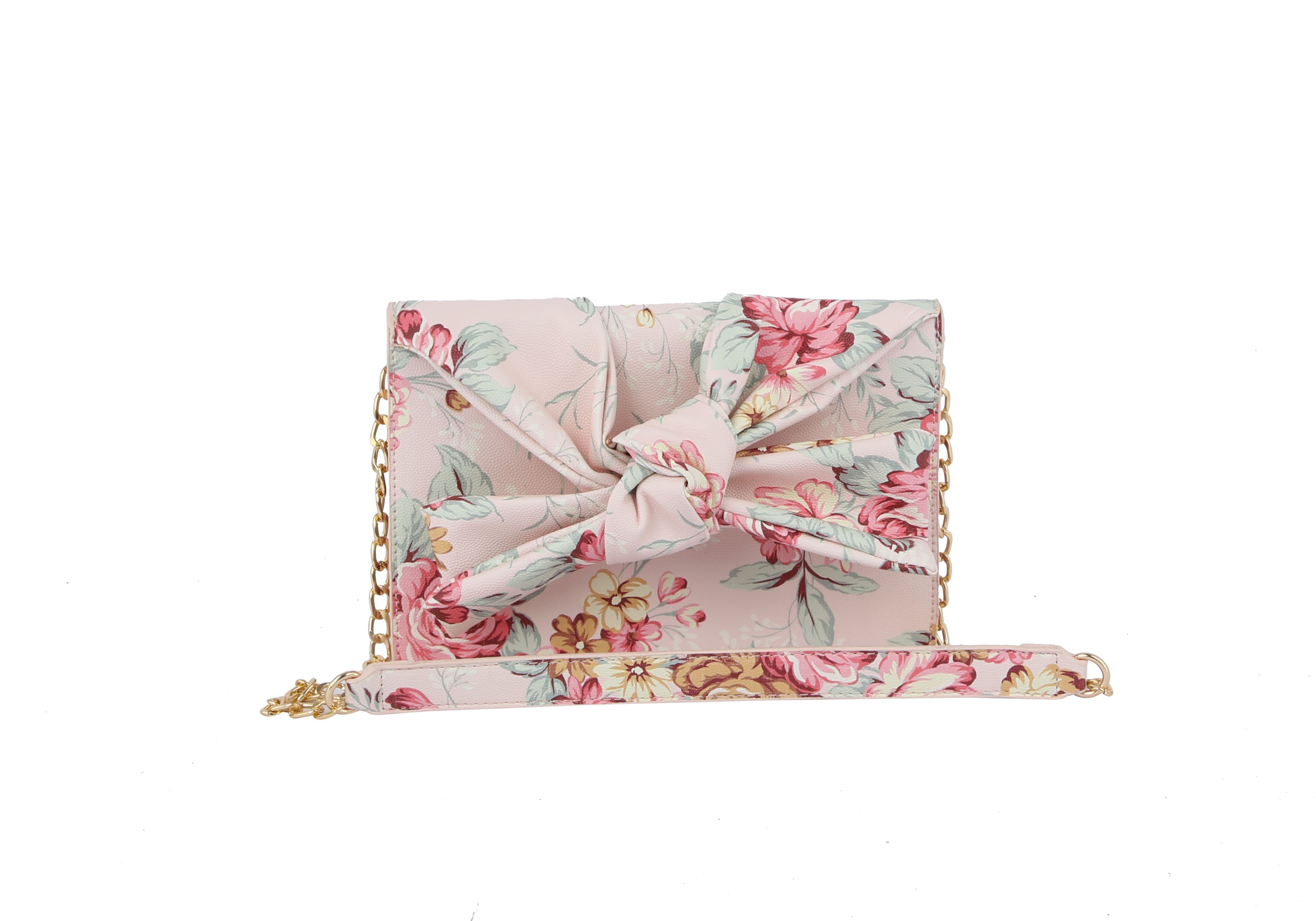 Fashion Flower Printed Evening Clutch Purse