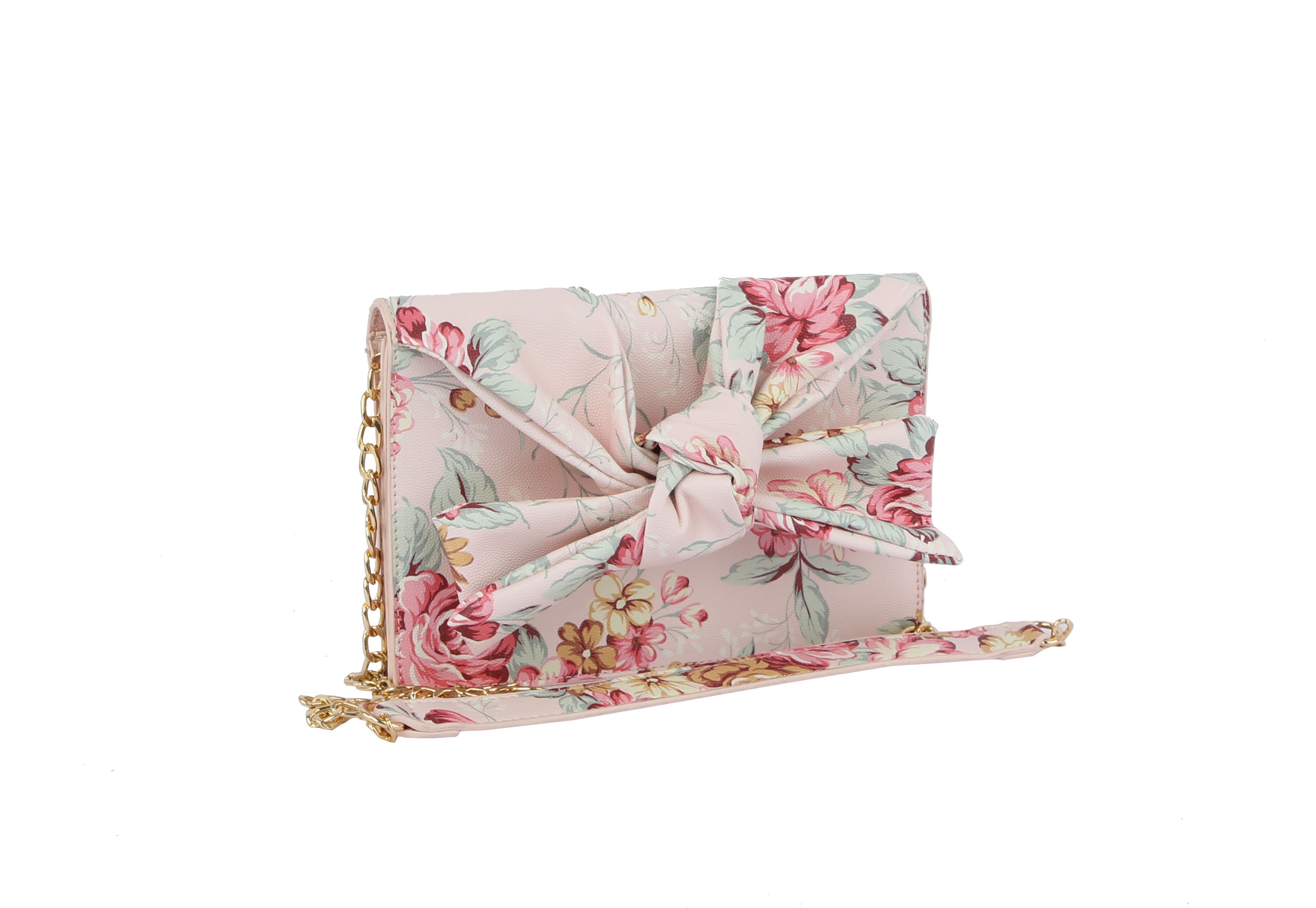 Fashion Flower Printed Evening Clutch Purse