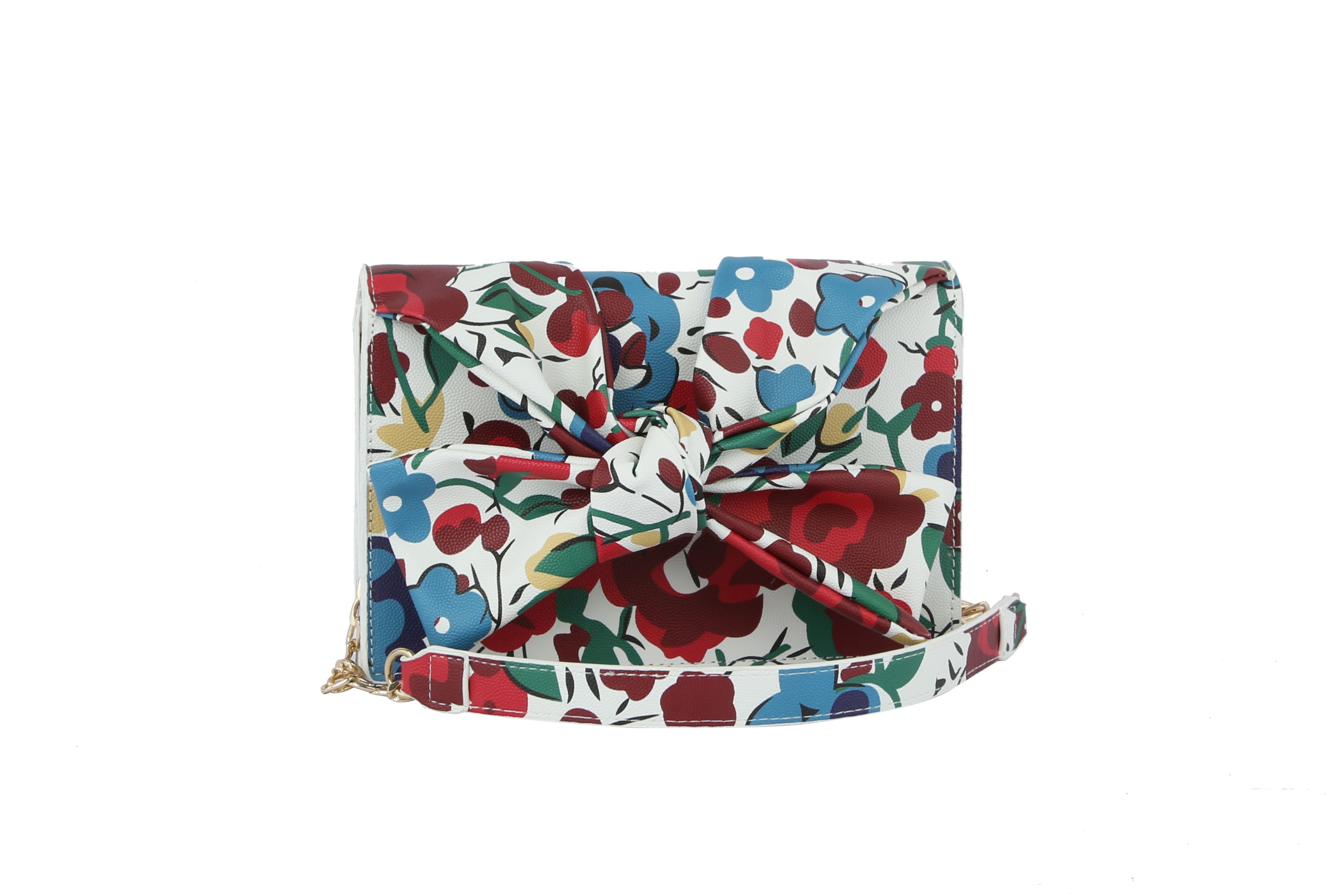 Fashion Flower Printed Evening Clutch Purse