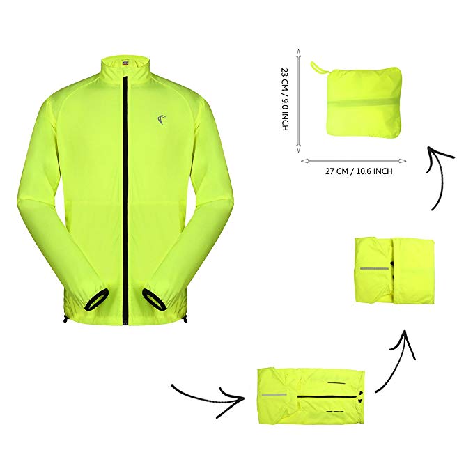 Packable Windproof Cycling Jacket