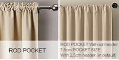 rod pocket