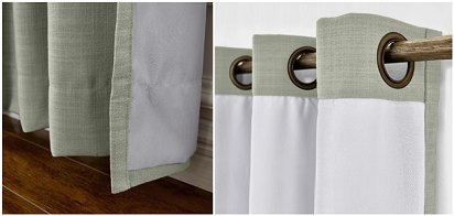 Blackout Lining for Blocking Sunlight Curtains