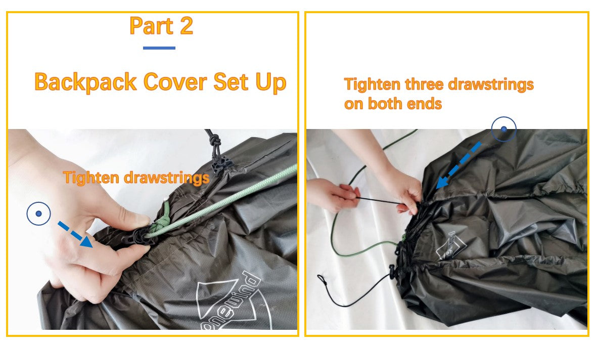 Backpack Cover Setup