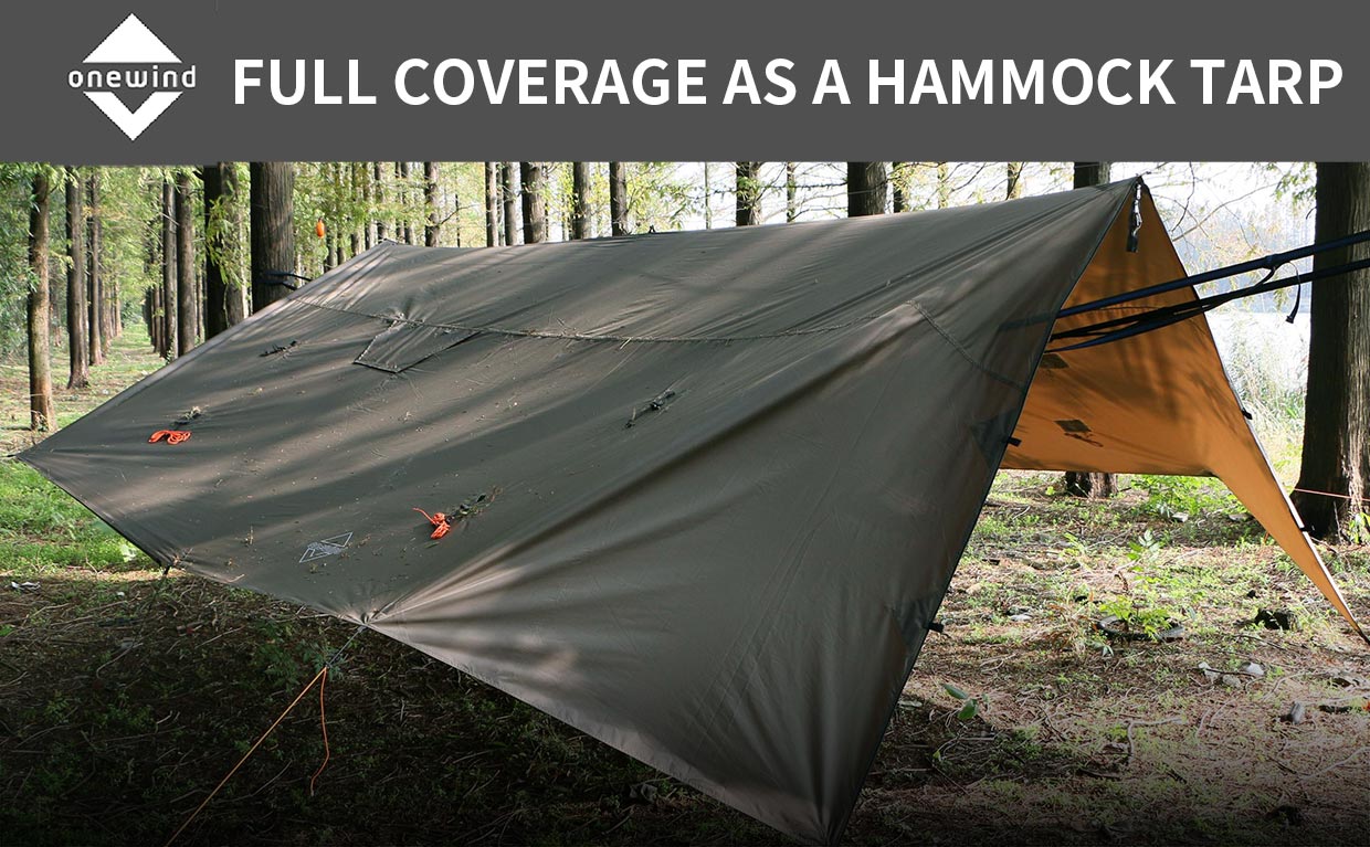 Onewind Outdoors Prenumbra Hot Tent Tarp for Hammock Camping