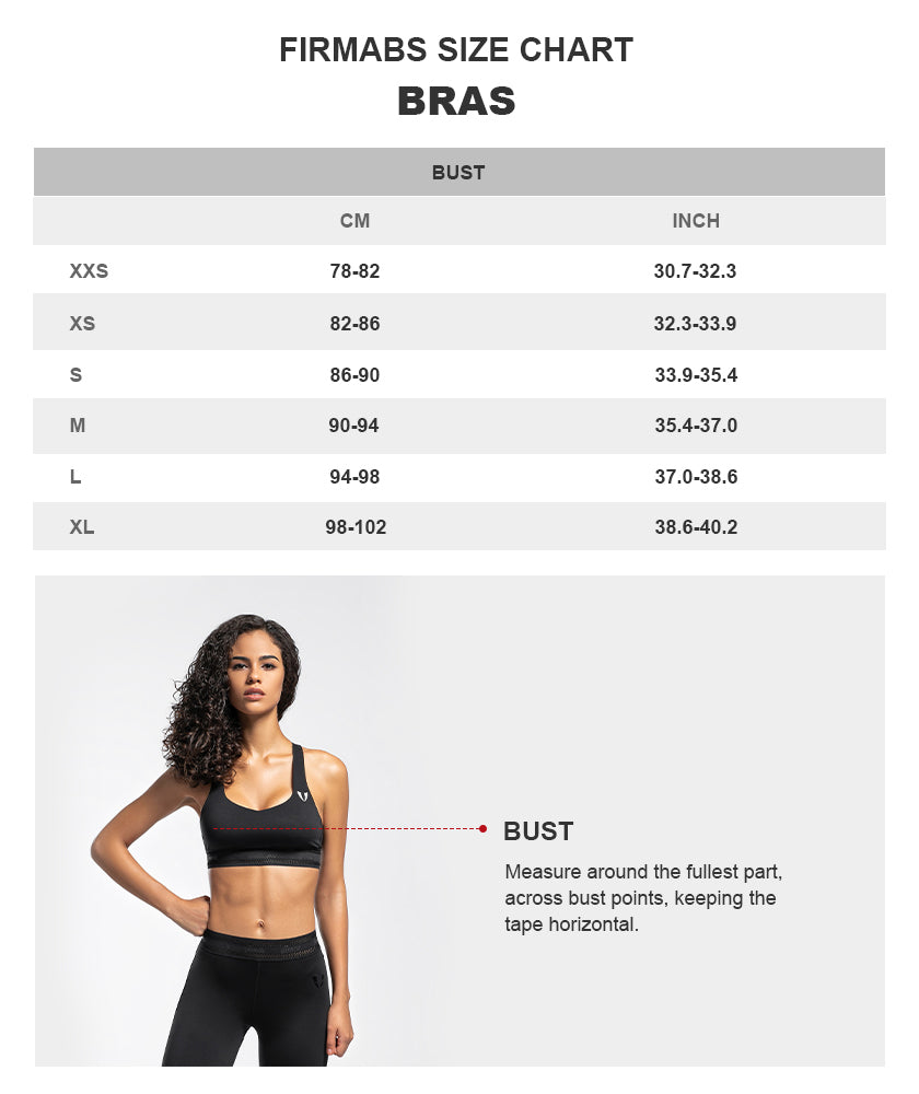 Women's Size Guide  FIRM ABS Sportswear