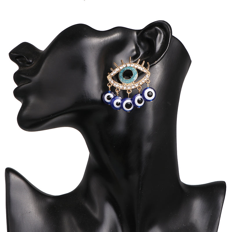 Gorgeous Fashion women Evil Eye Earrings ships from china