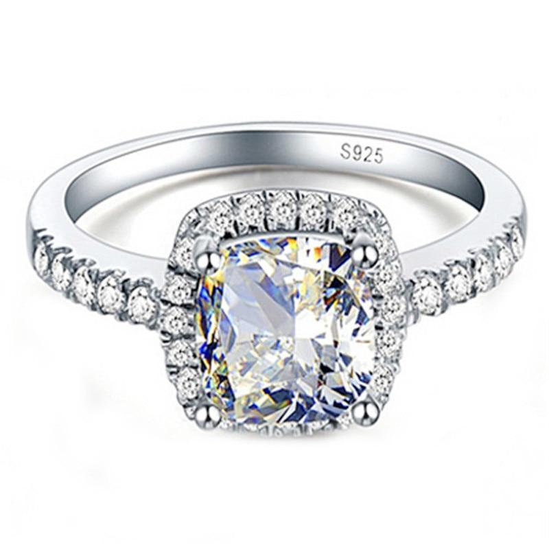 Bridal Wedding Ring 925 Sterling Silver Rings