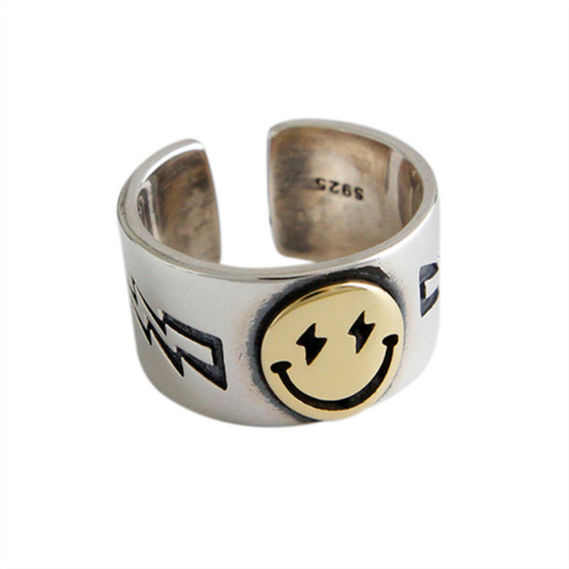 Retro Vintage Happy Smiley Face Gothic Women Jewelry