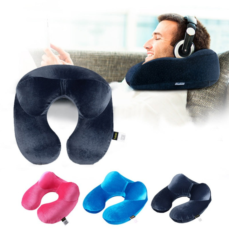 Travel U-Shape Inflatable Neck Pillow