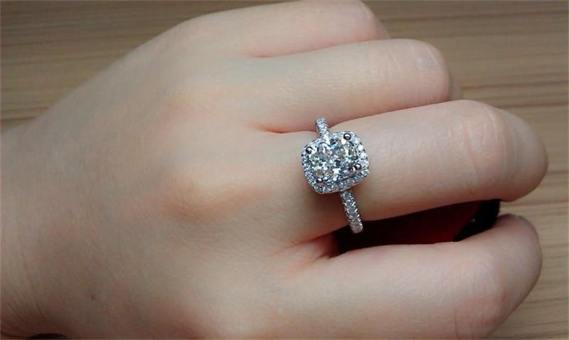 Bridal Wedding Ring 925 Sterling Silver Rings