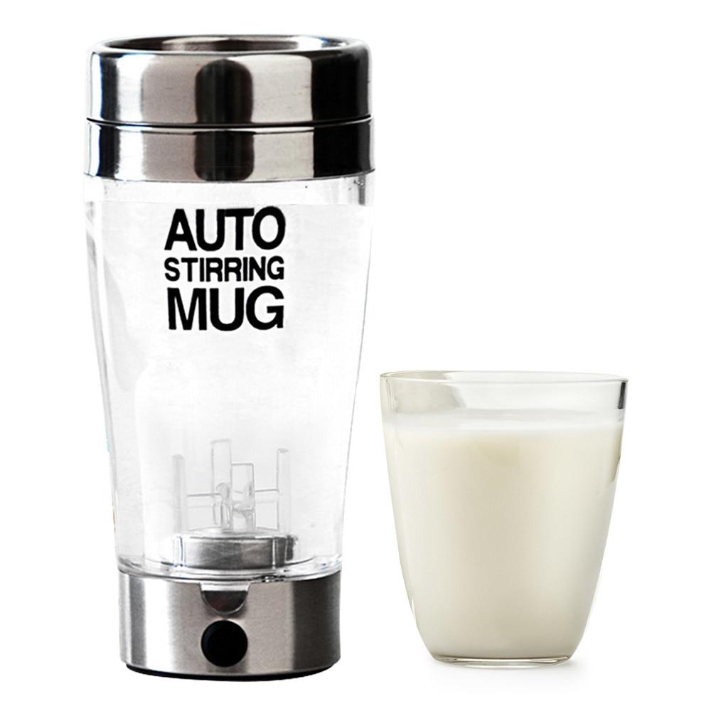 Electric Protein Shaker Blender Coffee Milk Mixer Mug