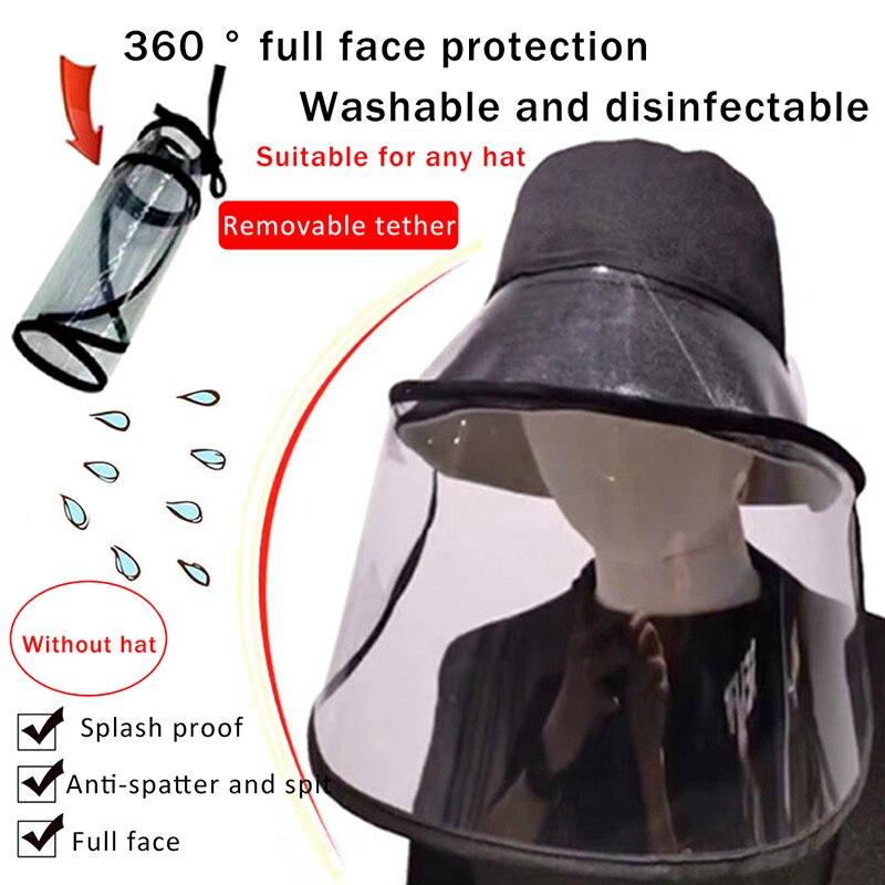 Transparent Anti Droplet Face shield only no hat