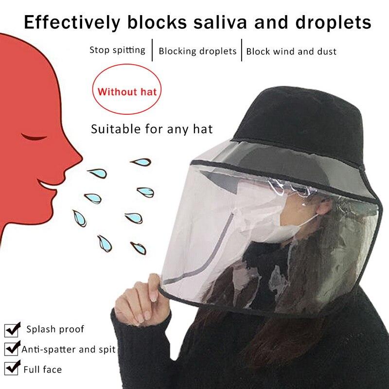 Transparent Anti Droplet Face shield only no hat