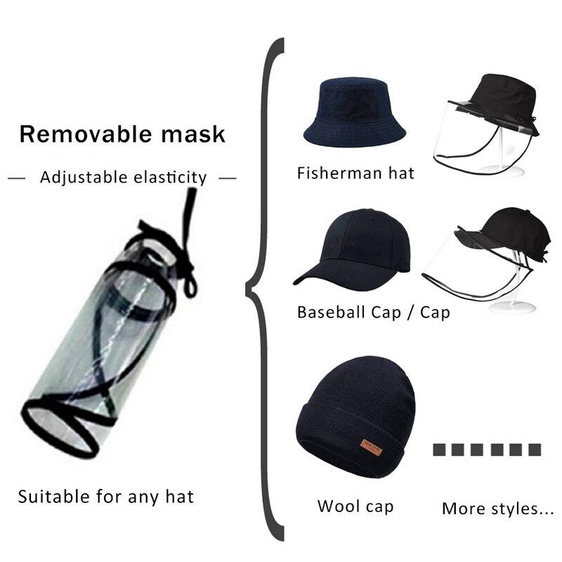 Transparent Anti Droplet Face shield only no hat