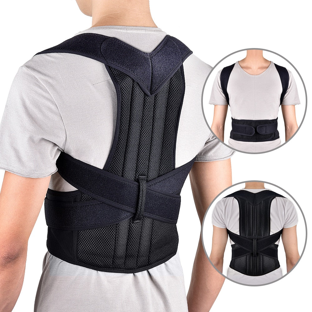 Adjustable posture corrector belt for spinal support