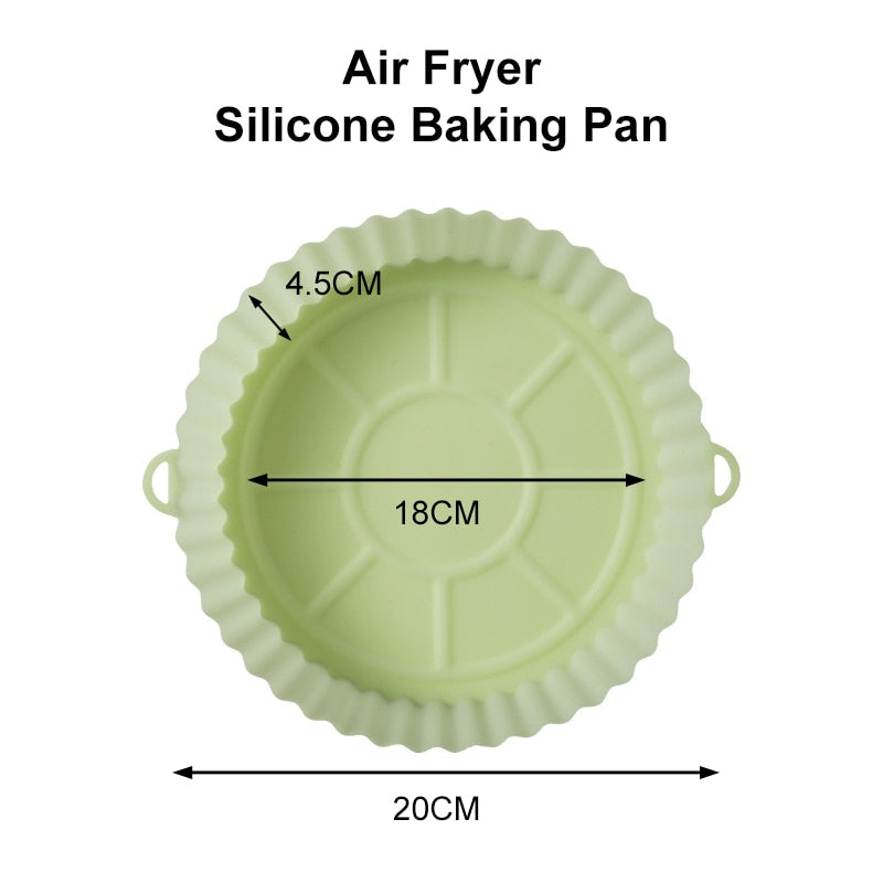 Reusable Air Fryer Silicone Baking Tray