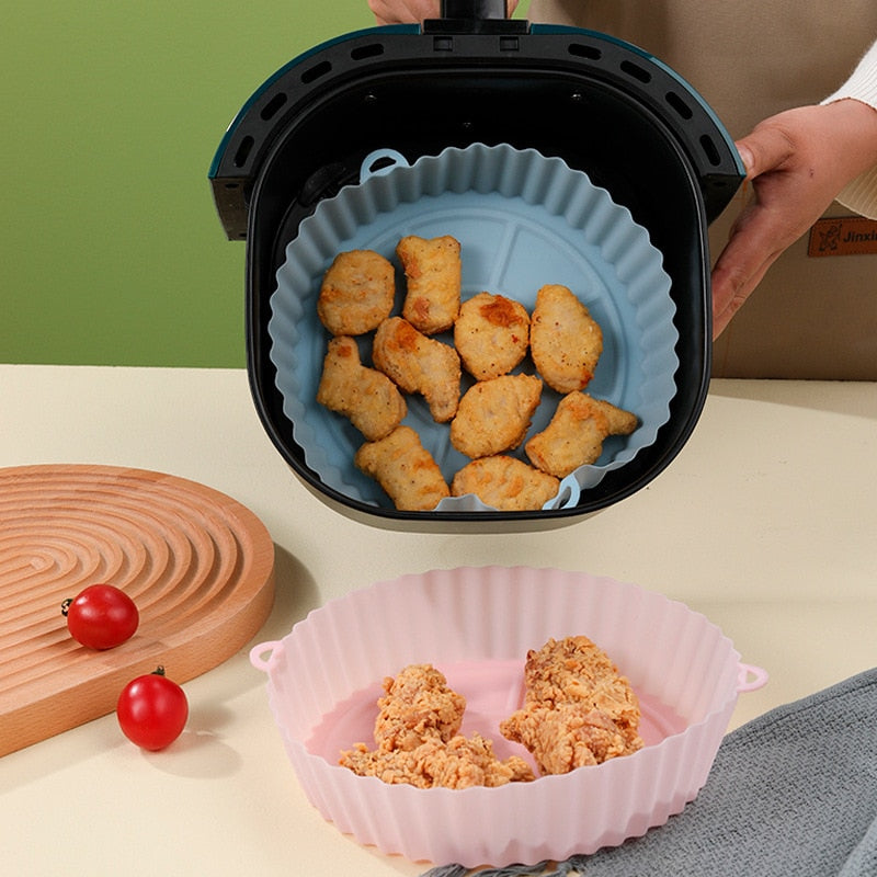 Reusable Air Fryer Silicone Baking Tray