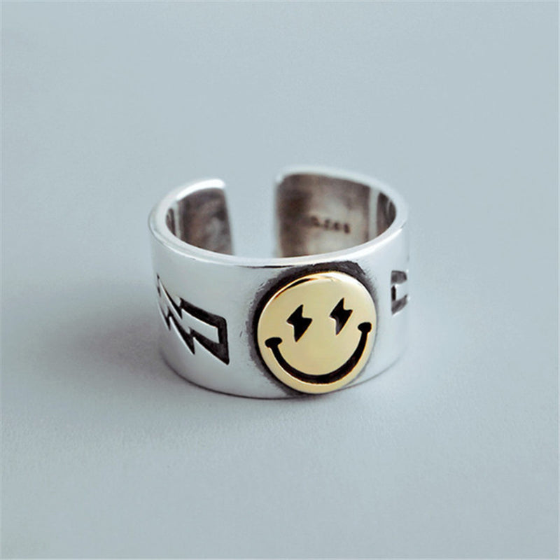 Retro Vintage Happy Smiley Face Gothic Women Jewelry