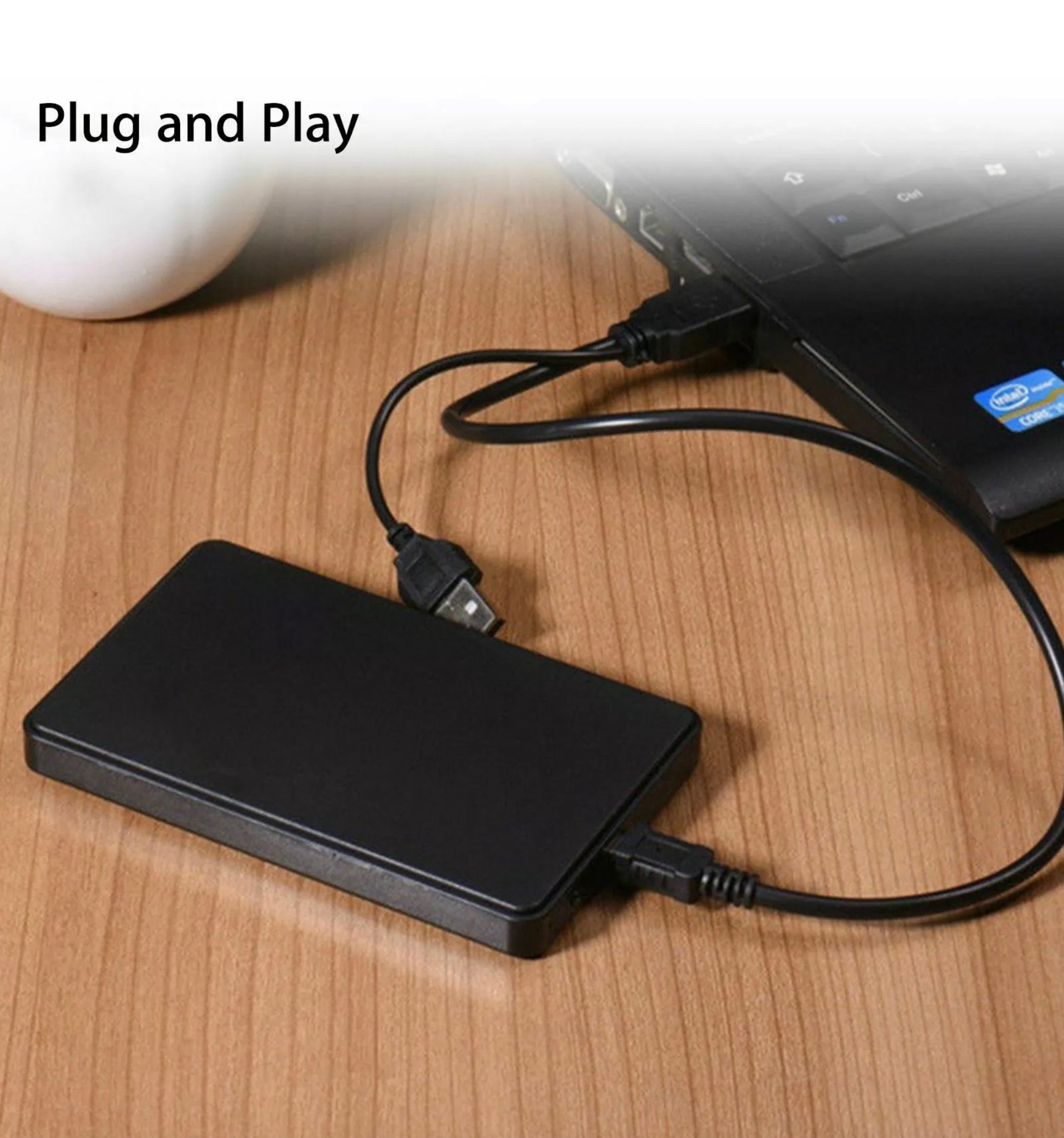 External Portable Hard Disk CASE USB 3.0 2TB SATA SSD Desktop Mobile