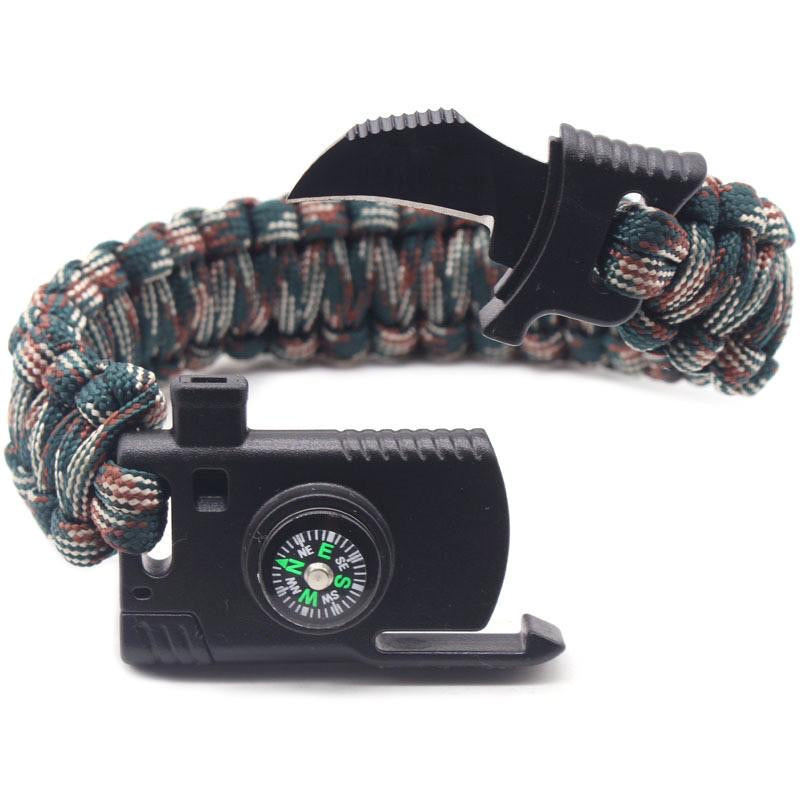 Multi-function Paracord Survival Braided Bracelet