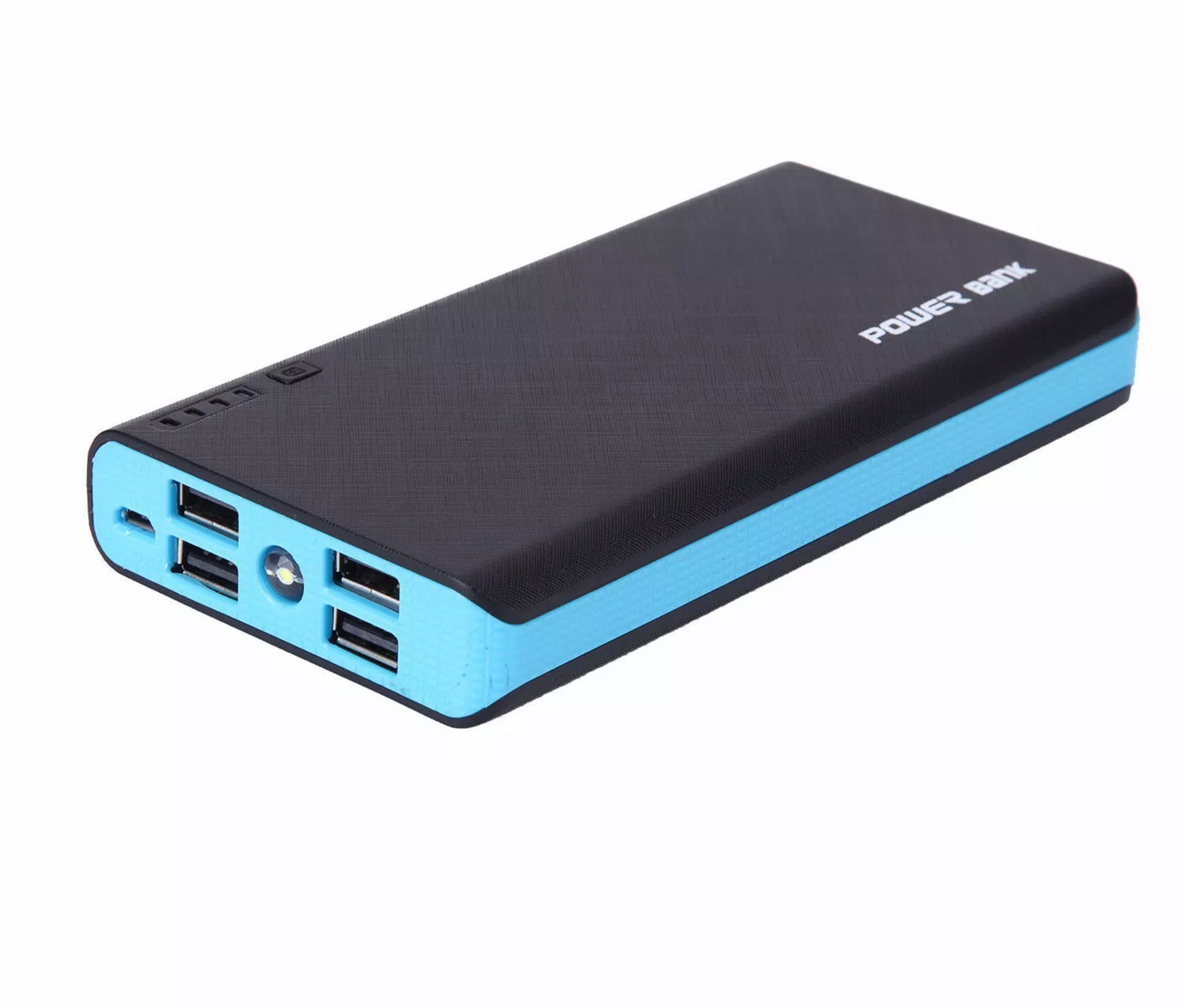 90000mah high capacity 4 USB ports mobile charger with led light