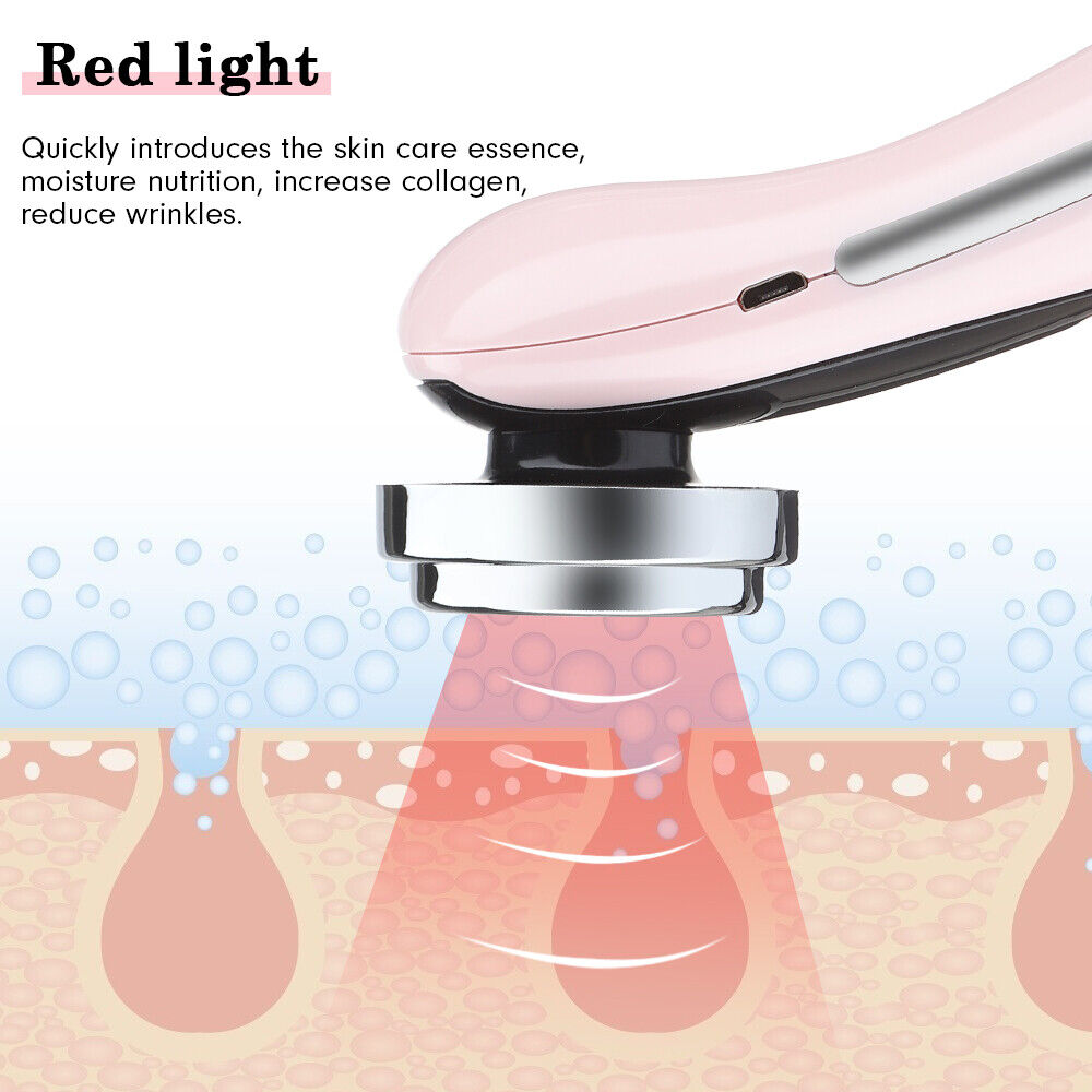 Anti Aging Face Tightening Massager LED Light Photon Therapy