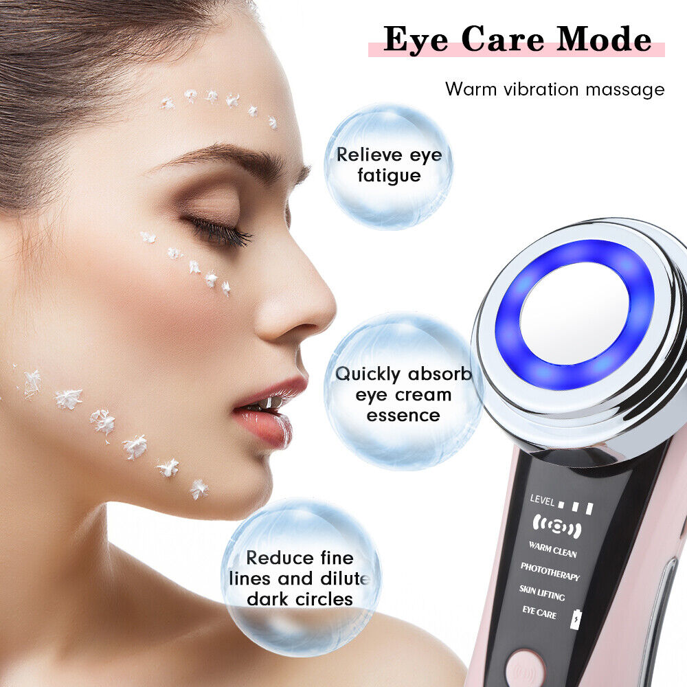 Anti Aging Face Tightening Massager LED Light Photon Therapy