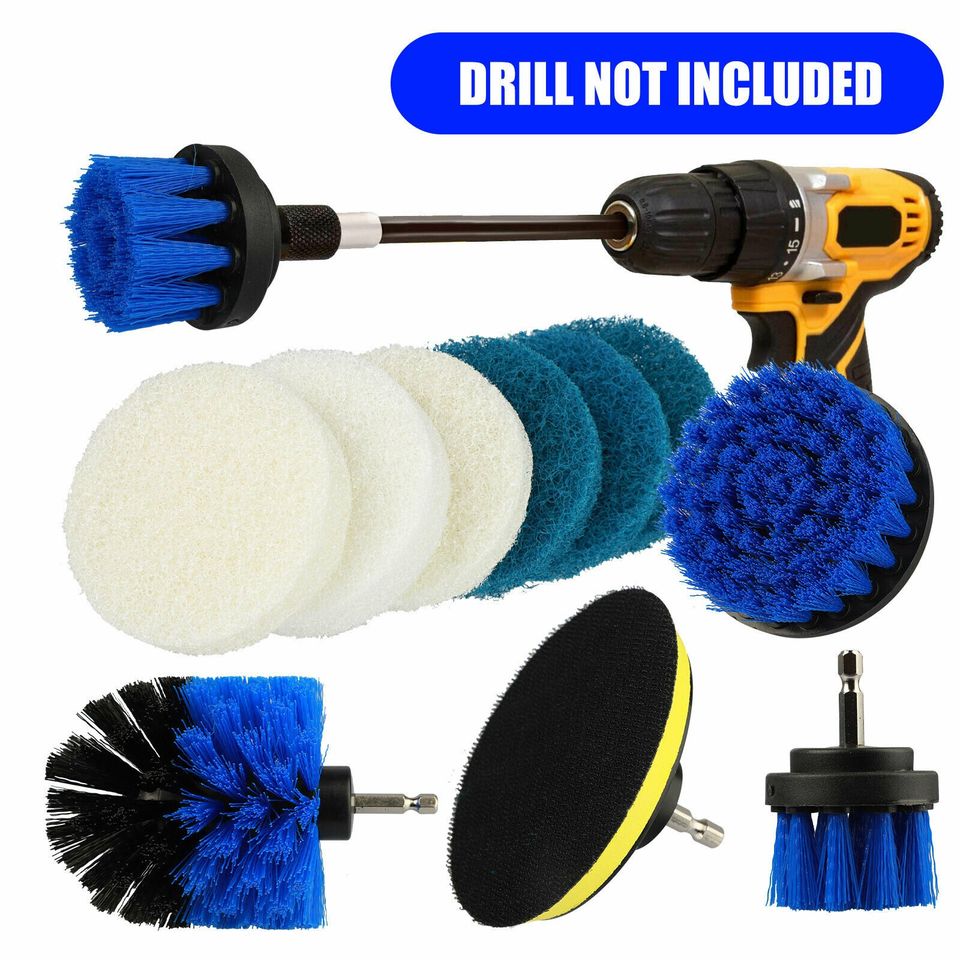 10 PCS Drill Brush Multi Purpose Attachments