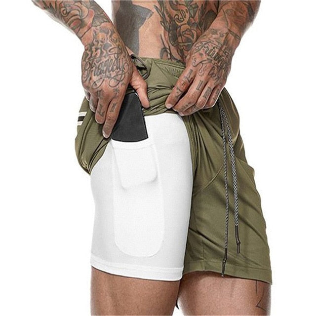 Fitness Bodybuilding Workout Short Built-in Pockets Short 7