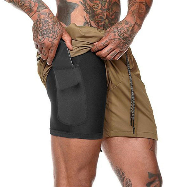 Fitness Bodybuilding Workout Short Built-in Pockets Short 7