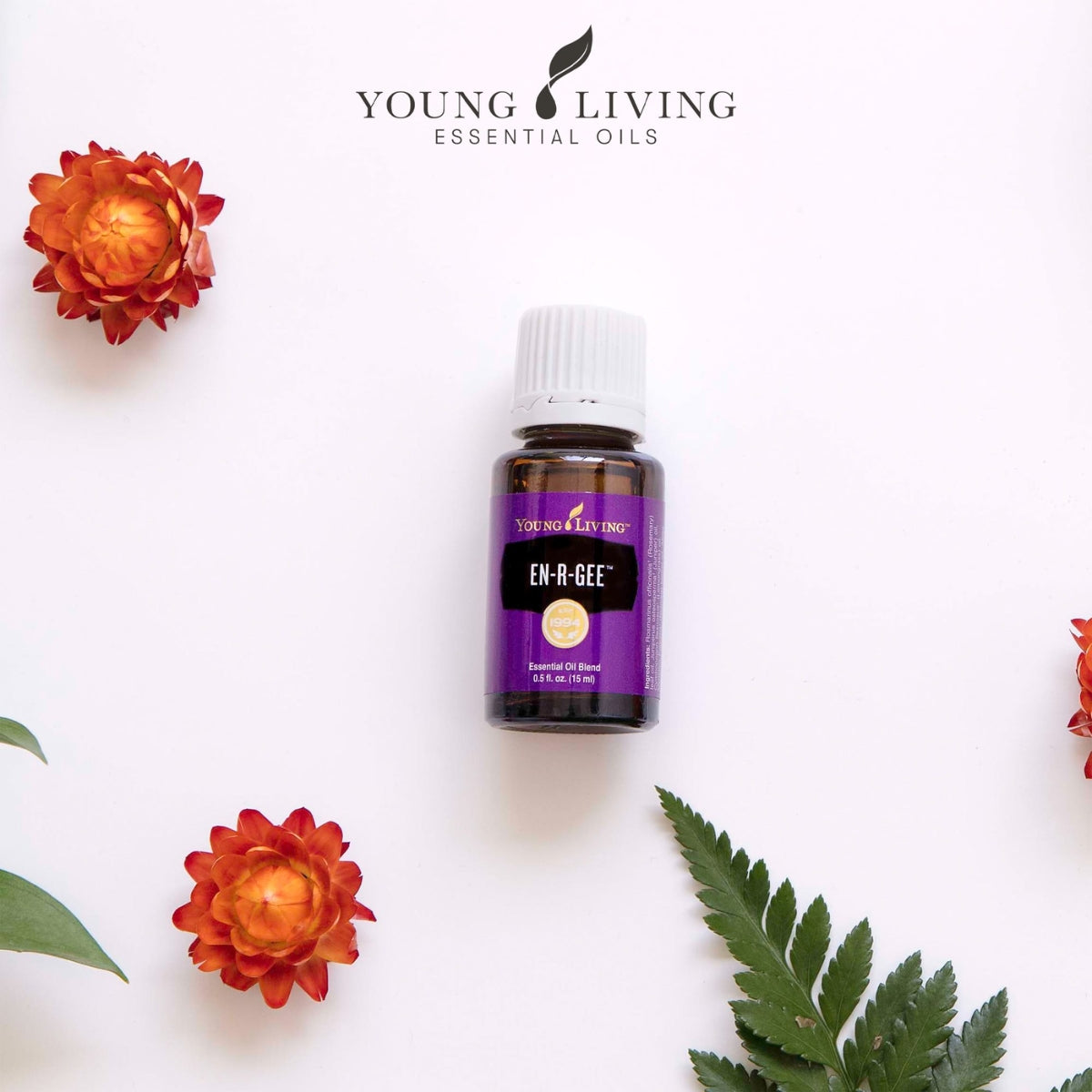 Young Living En-R-Gee Essential Oil Blend - 15ml