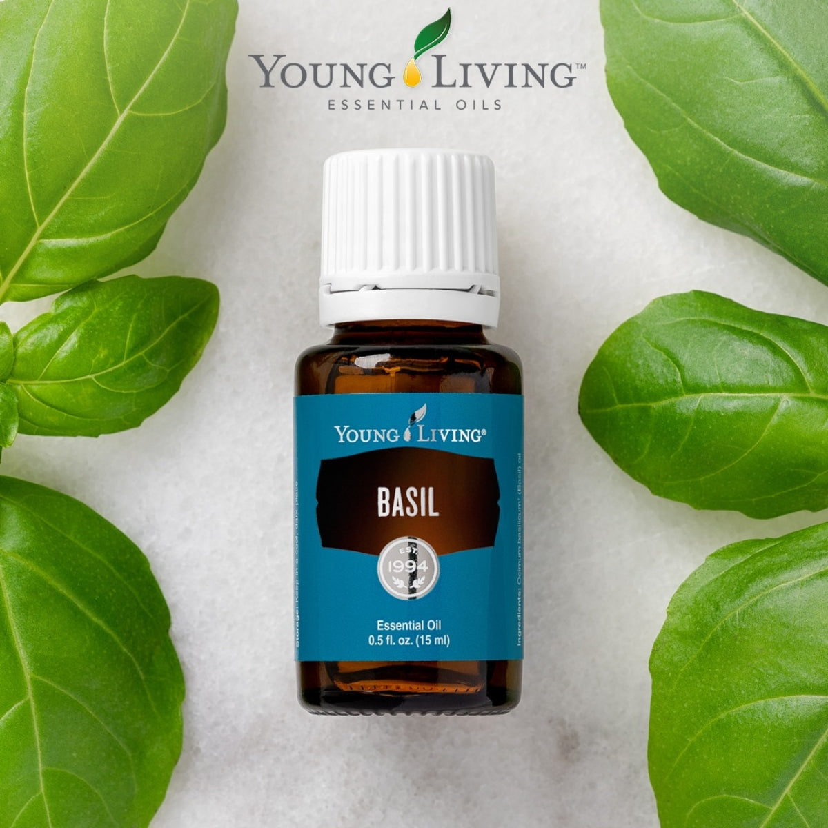 Young Living Basil Essential Oil - 15ml