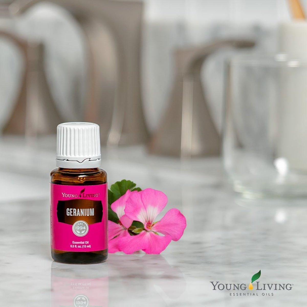 Young Living Geranium Essential Oil - 15ml