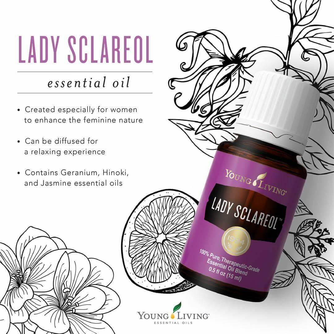 Young Living Lady Sclareol Essential Oil Blend - 15ml