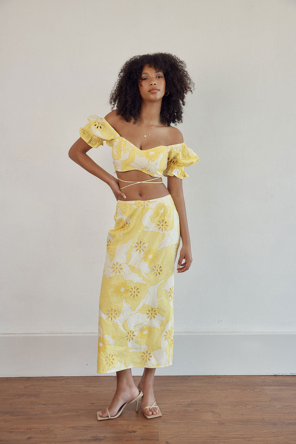 Lupa Skirt - Lemon Poppy