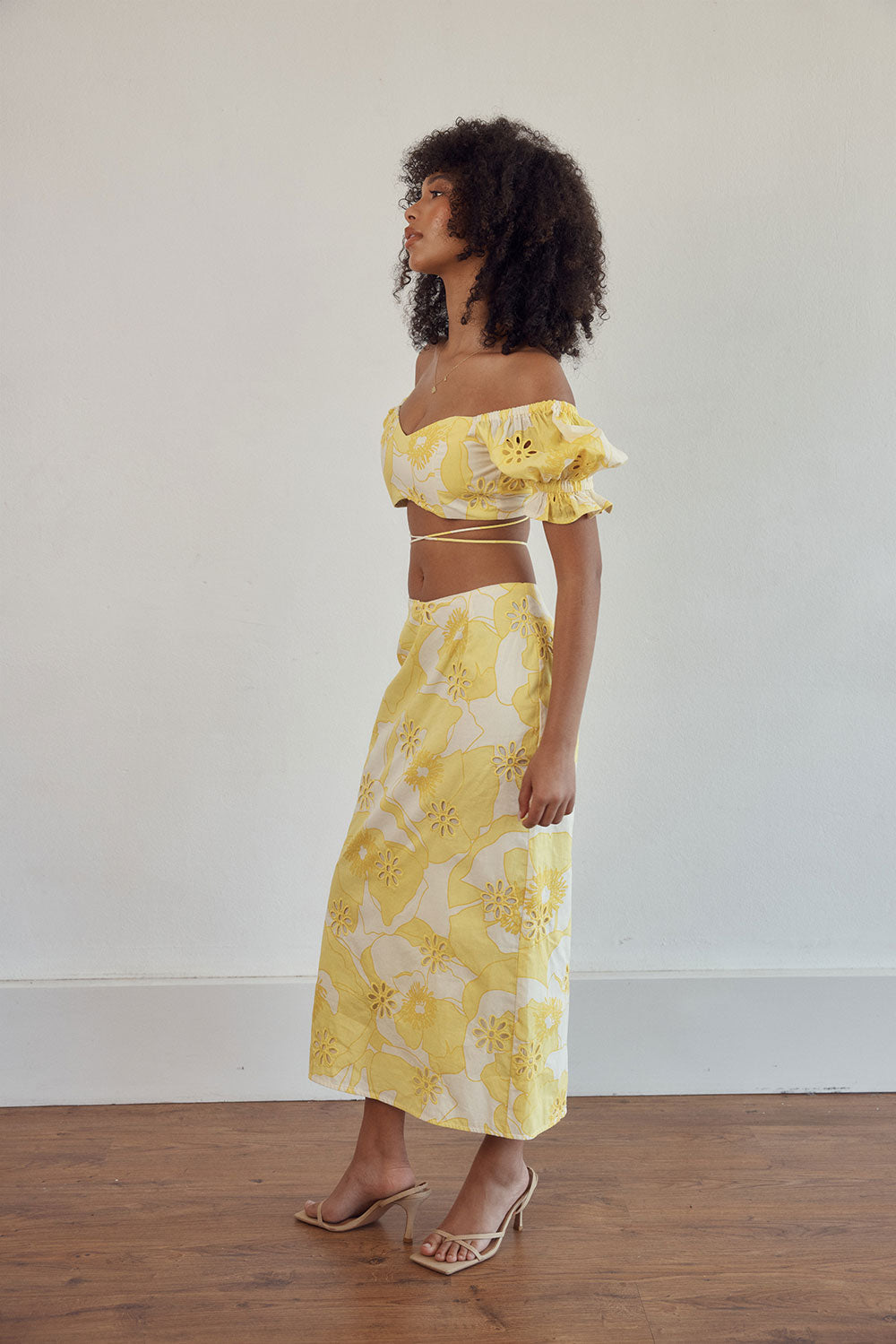 Lupa Skirt - Lemon Poppy