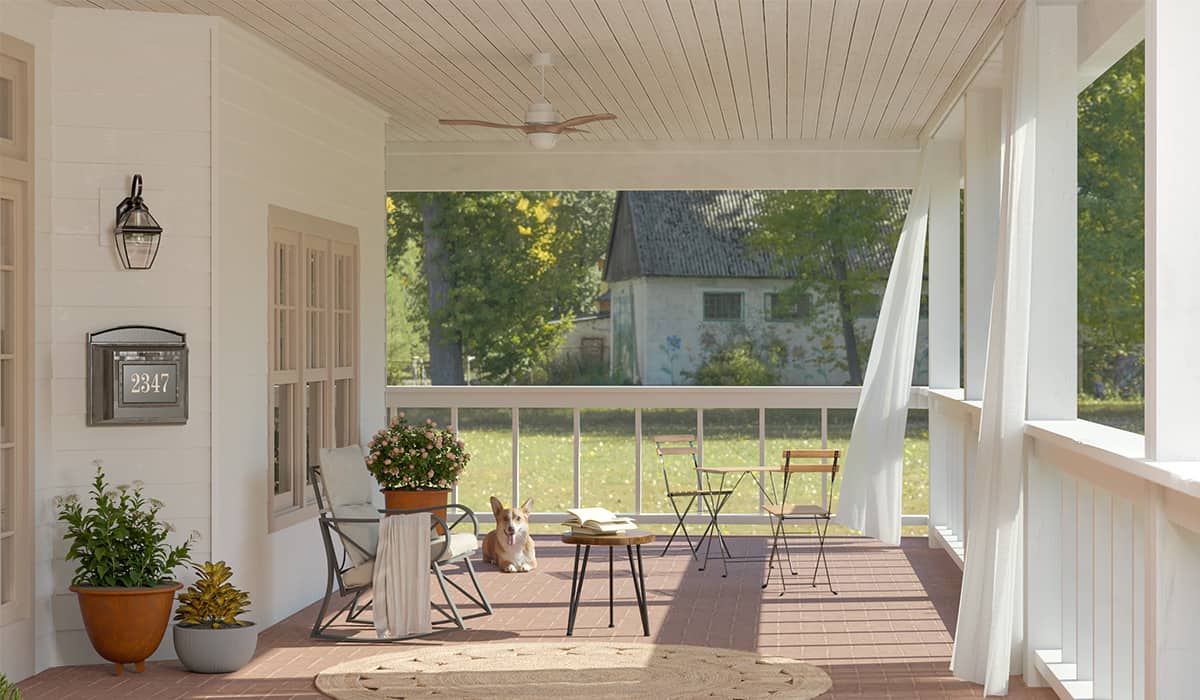 Modern style front porch ideas supplied by COSIEST