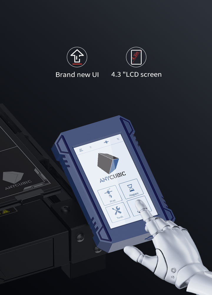Anycubic Kobra Plus - User-Friendly Touch Screen