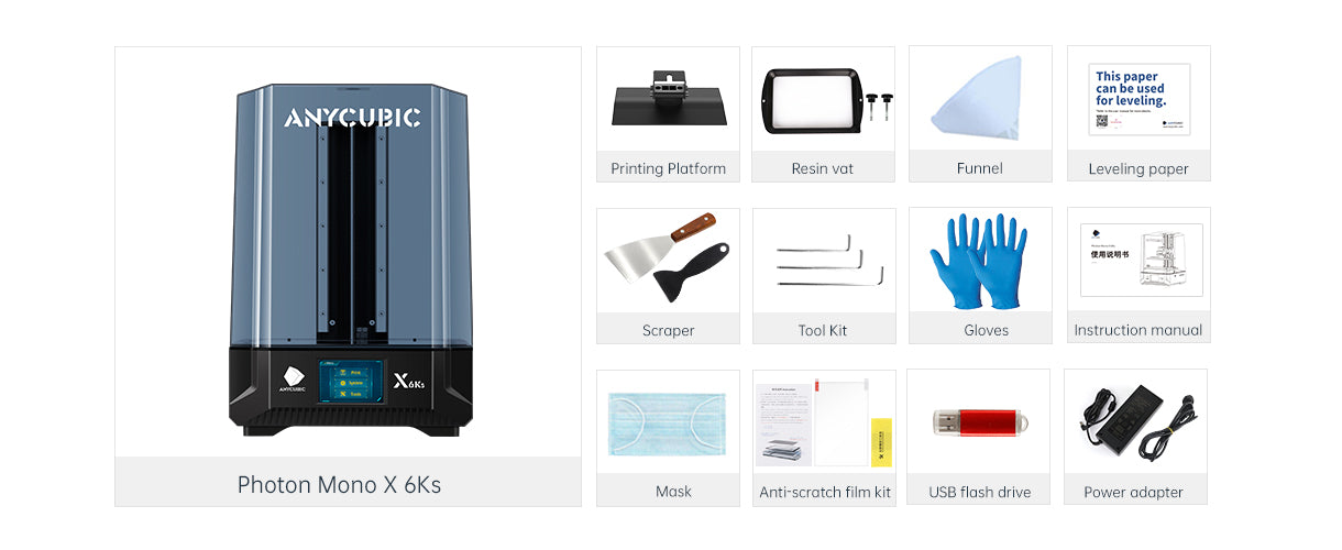 Anycubic Photon Mono X 6Ks - In The Box