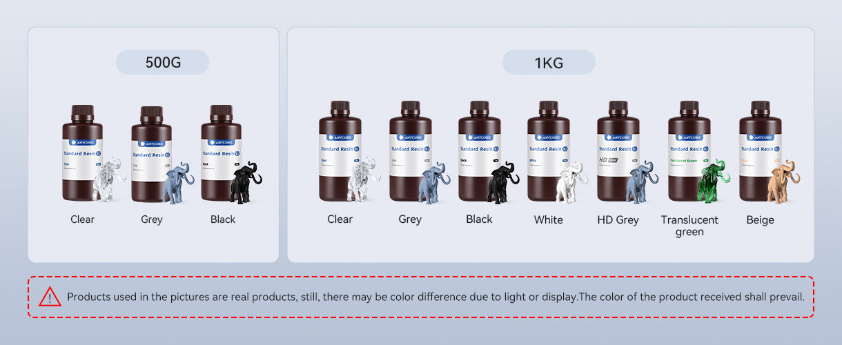 Anycubic Standard Resin V2 - Resin Color