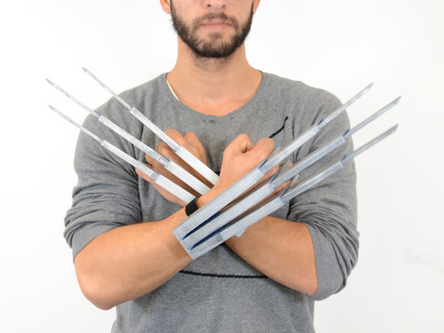 Modello 3D Artigli di Wolverine