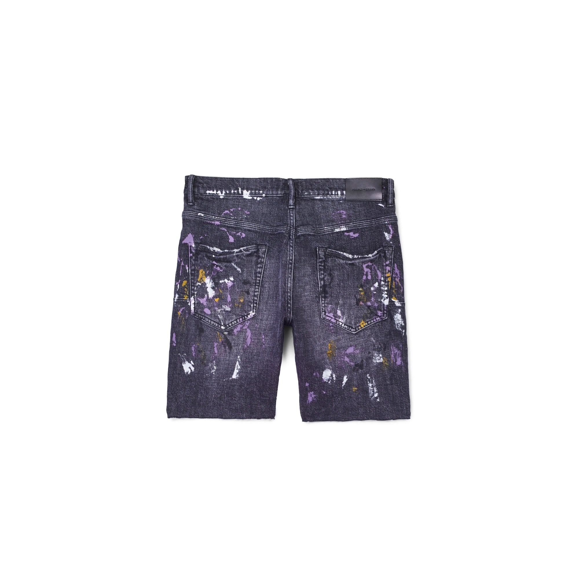 Purple Brand Mens Aged Vintage Black Destroy Shorts