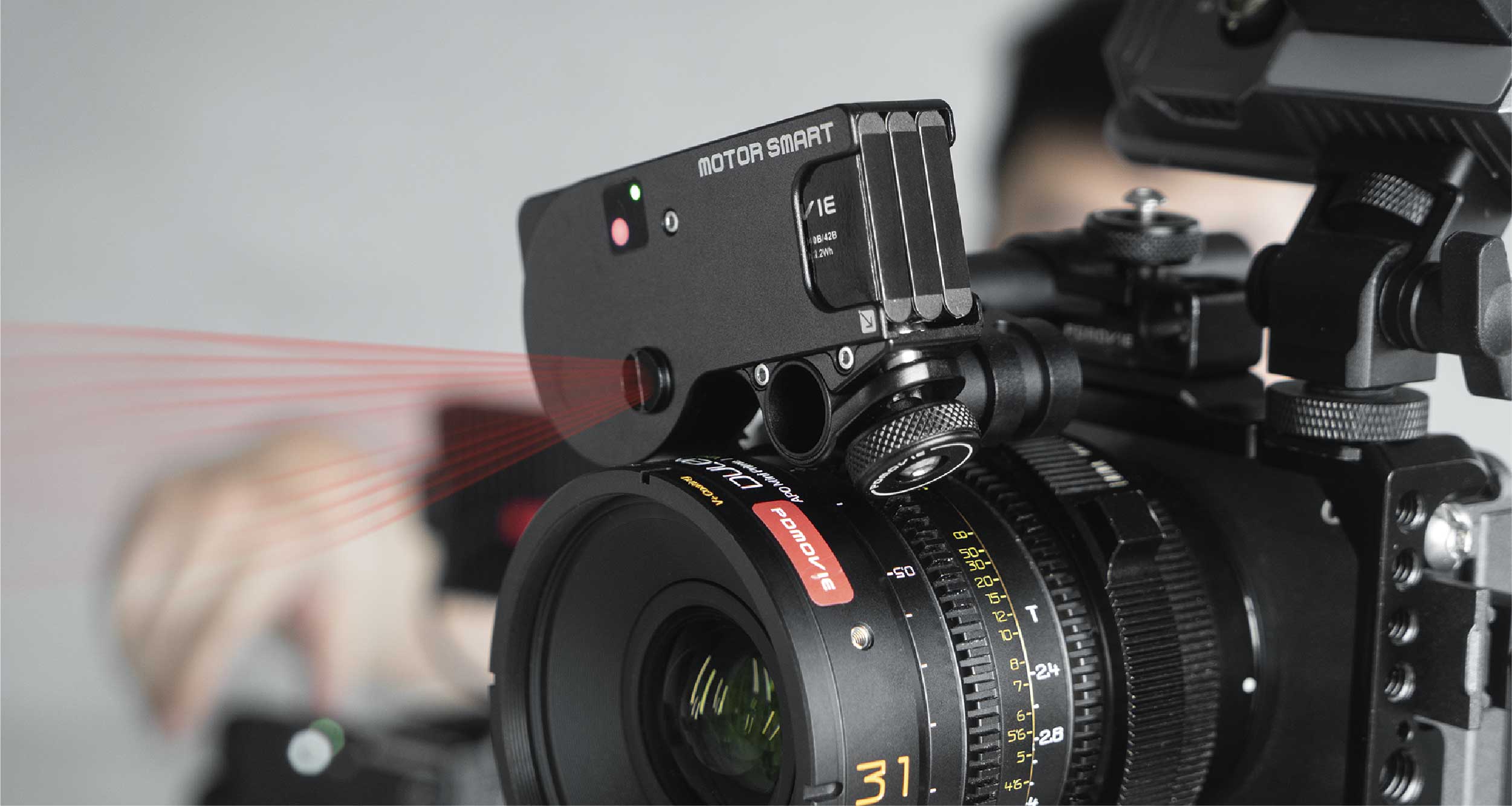 PDMOVIE LIVE AIR 3 SMART LiDAR Autofocus Wireless lens control system.
