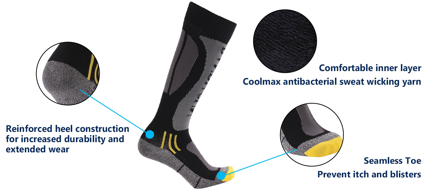 waterproof socks grey