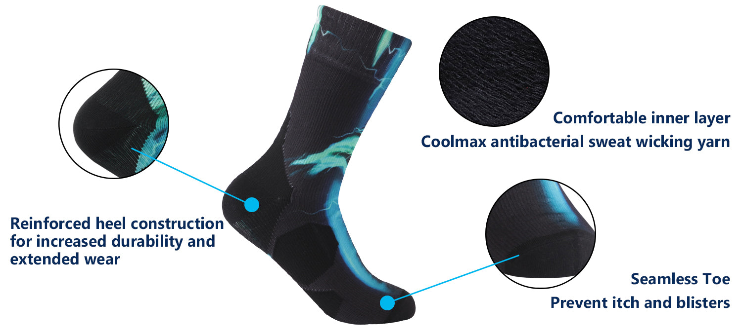 sky waterproof socks features