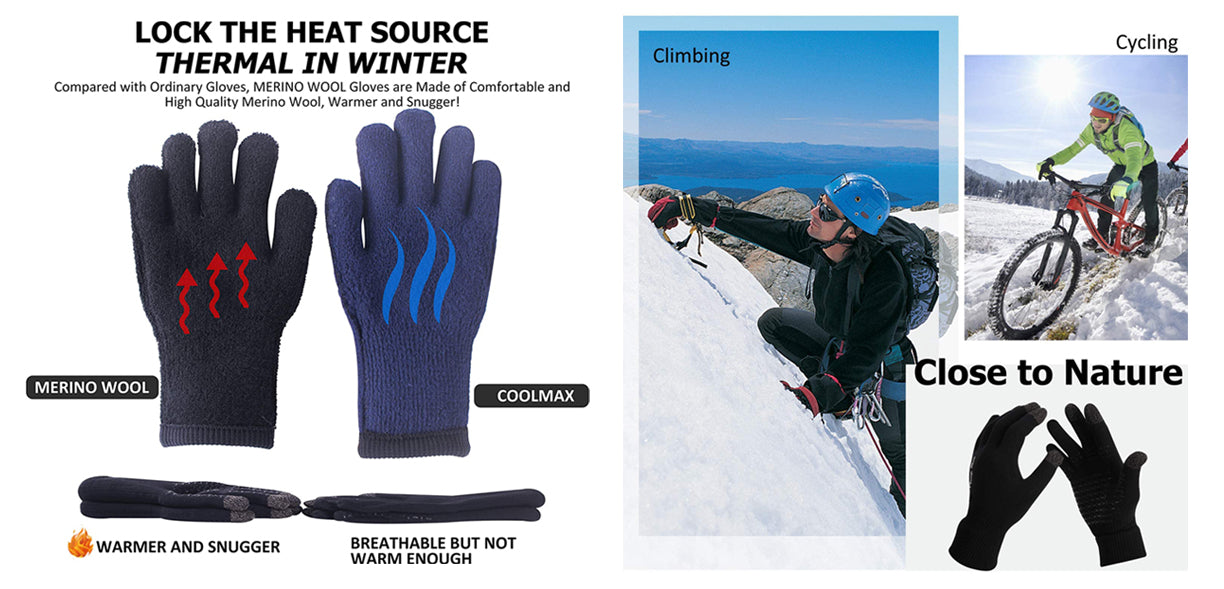 wool waterproof gloves