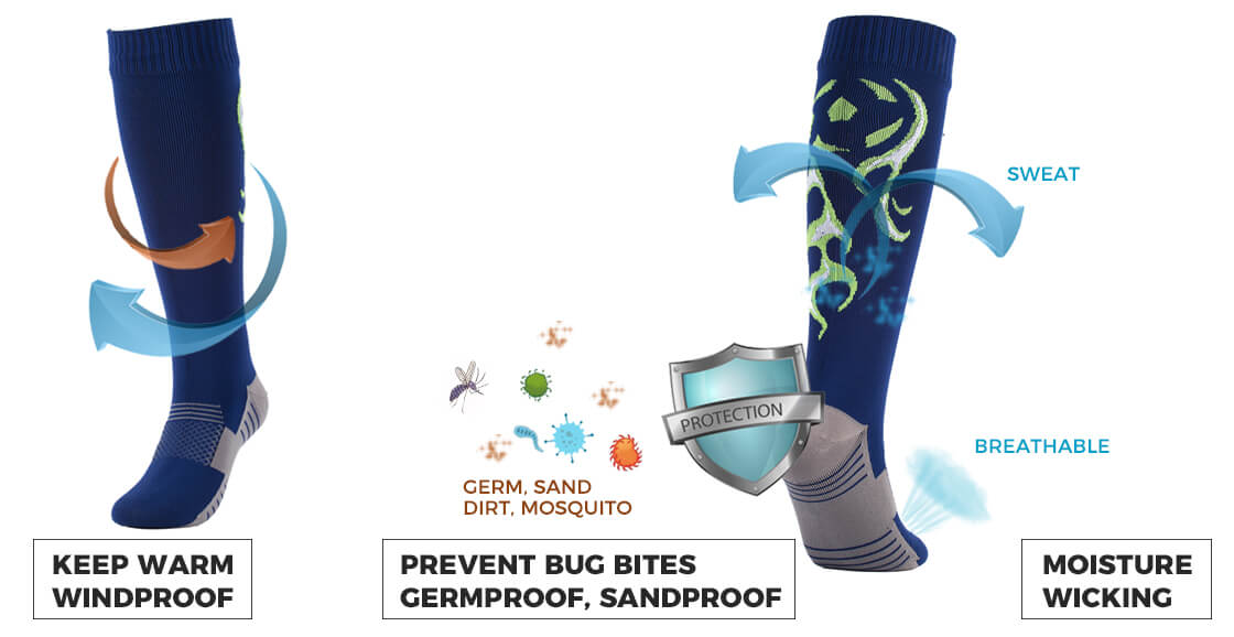 windproof waterproof socks