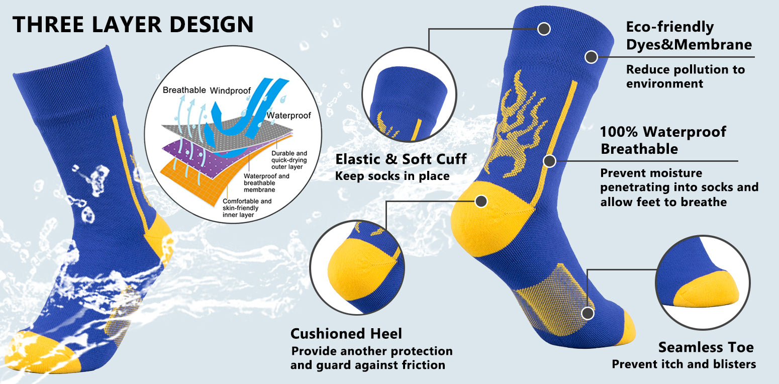 feature waterproof socks