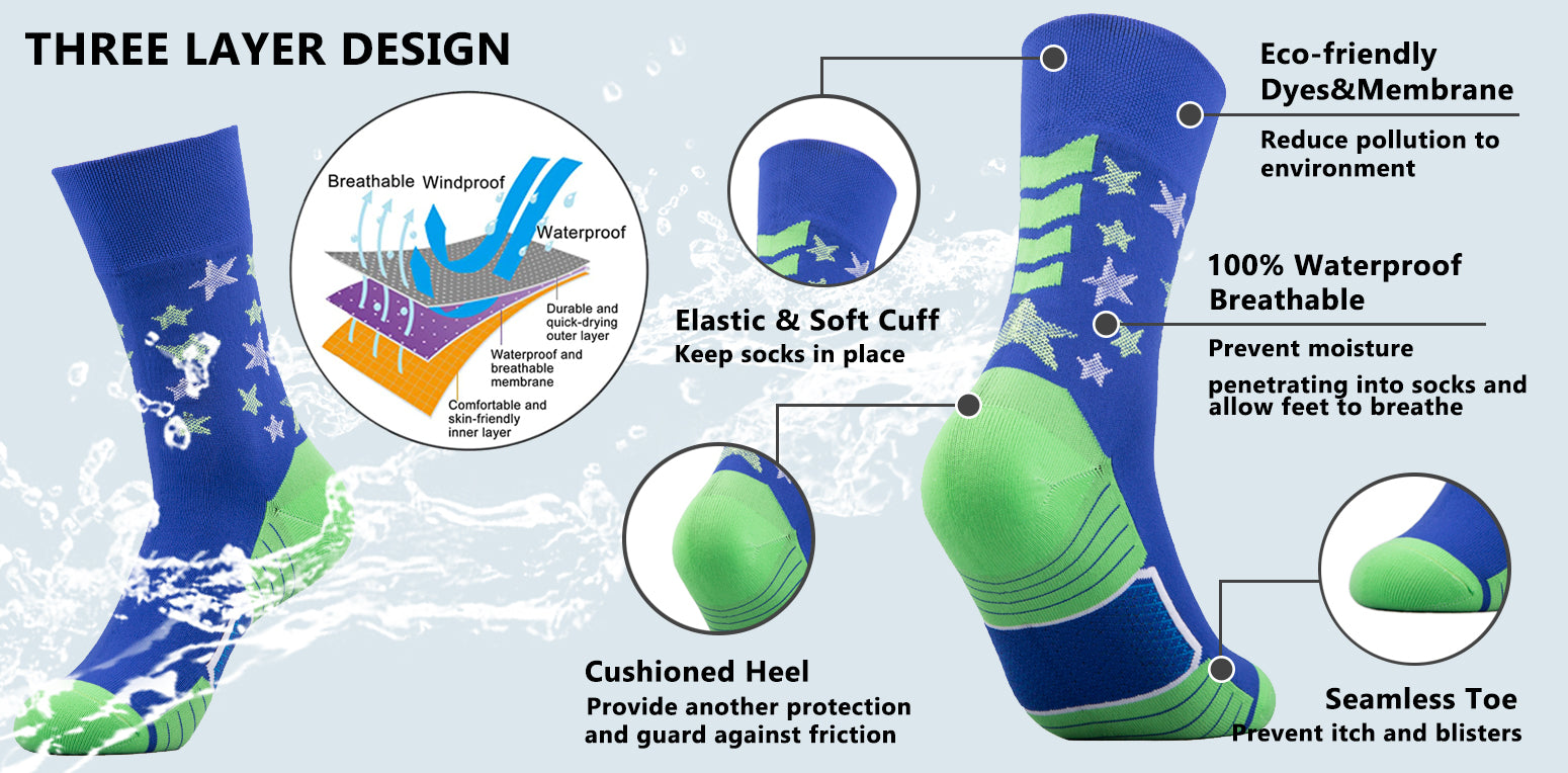 waterproof socks features
